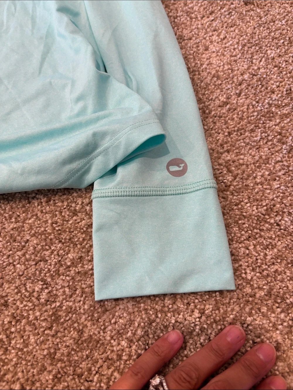 Vineyard Vines Men’s Long-Sleeve Rash Guard - Aqua